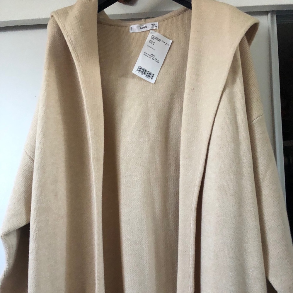 Mango hooded coat